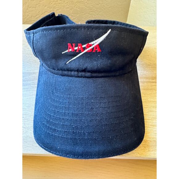 NASA Embroidered Black Visor - Picture 1 of 5